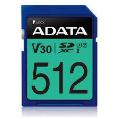 Adata MEMORY SDXC 512GB V30/ASDX512GUI3V30S-R ADATA