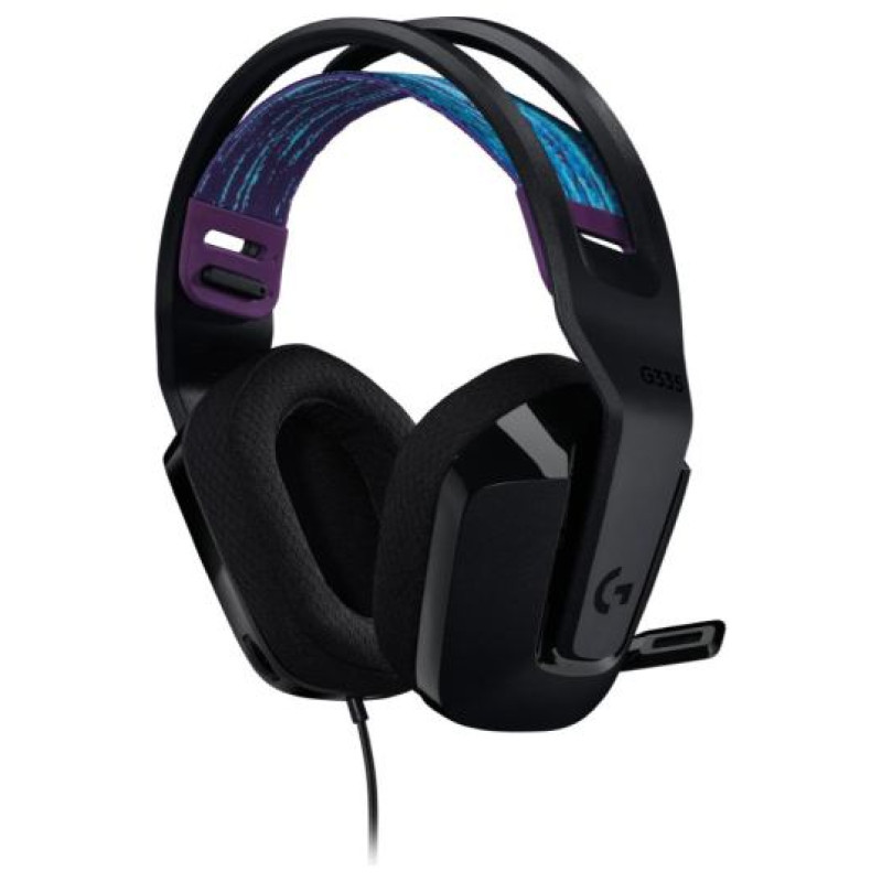 Logitech G335 Wired Gaming Headset - BLACK - 3.5 MM