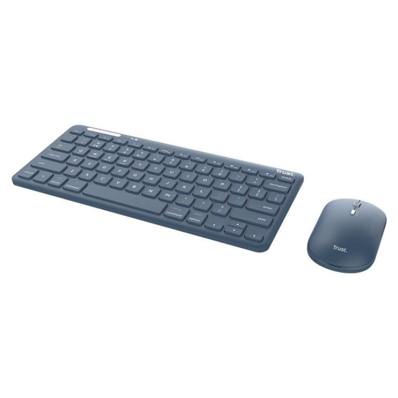 Trust KEYBOARD +MOUSE WRL LYRA/BLUE 24937 TRUST
