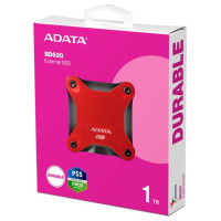 Adata External SSD|ADATA|SD620|1TB|USB 3.2|Write speed 460 MBytes/sec|Read speed 520 MBytes/sec|SD620-1TCRD