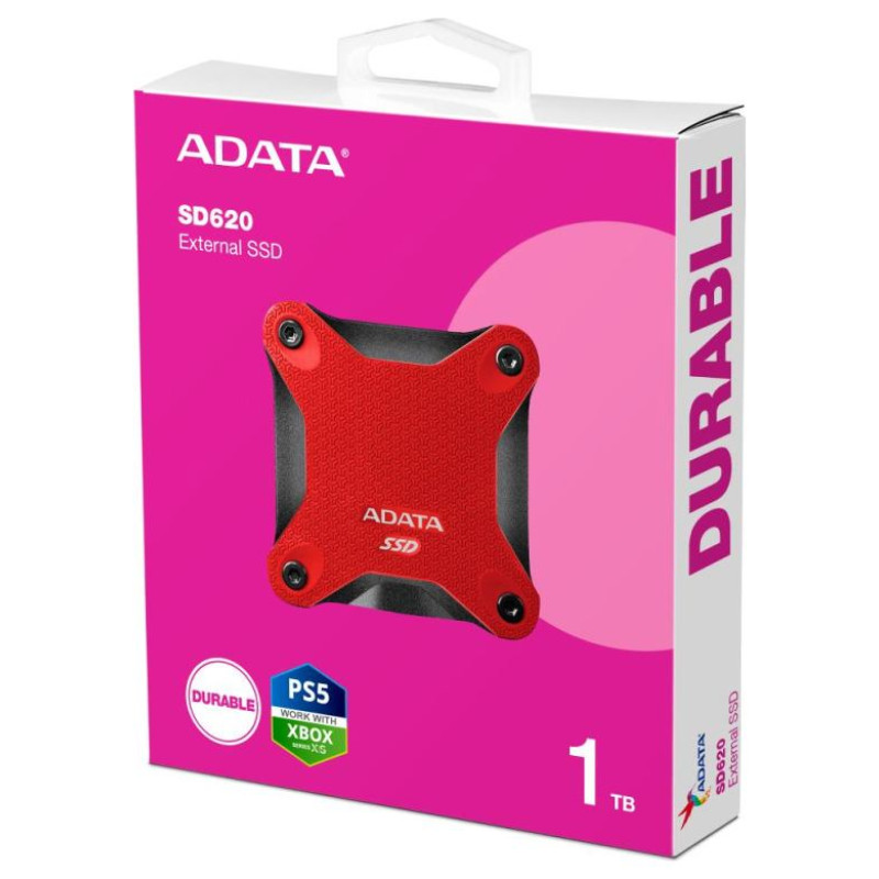 Adata External SSD|ADATA|SD620|1TB|USB 3.2|Write speed 460 MBytes/sec|Read speed 520 MBytes/sec|SD620-1TCRD