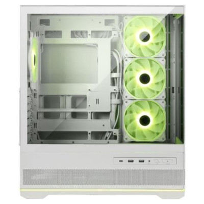 MSI Case|MSI|MAG PANO 110R PZ / WHITE|MidiTower|Case product features Transparent panel|Not included|Colour Black|MAGPANO110RPZWHITE