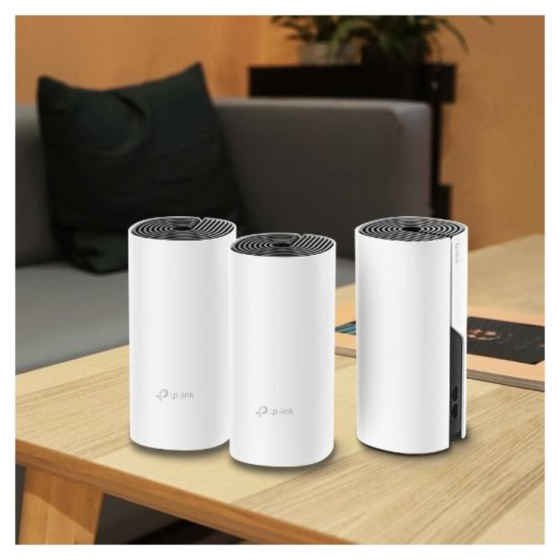 Tp-Link Wireless Router|TP-LINK|Wireless Router|3-pack|1200 Mbps|Mesh|DECOM4(3-PACK)