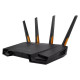 Asus Wireless Router|ASUS|Wireless Router|4200 Mbps|Mesh|Wi-Fi 5|Wi-Fi 6|IEEE 802.11n|USB 3.2|1 WAN|4x10/100/1000M|Number of antennas 4|TUFGAMINGAX4200