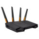 Asus Wireless Router|ASUS|Wireless Router|4200 Mbps|Mesh|Wi-Fi 5|Wi-Fi 6|IEEE 802.11n|USB 3.2|1 WAN|4x10/100/1000M|Number of antennas 4|TUFGAMINGAX4200
