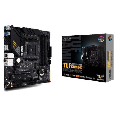 Asus Mainboard|ASUS|AMD B550|SAM4|MicroATX|1xPCI-Express 3.0 1x|1xPCI-Express 3.0 16x|2xM.2|1xPCI-Express 4.0 16x|Memory DDR4|Memory slots 4|1xHDMI|1xDisplayPort|2xUSB 2.0|1xUSB type C|5xUSB 3.2|1xPS/2|1xOptical S/PDIF|1xRJ45|5xAudio port|TUFGAMINGB550M-P
