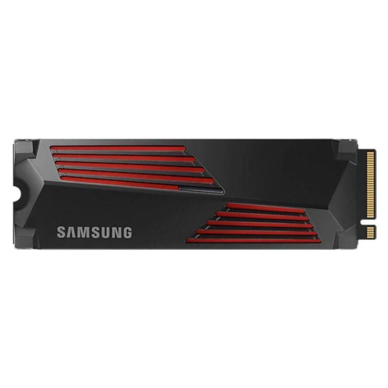 Samsung SSD|SAMSUNG|990 PRO with Heatsink|1TB|M.2|PCIE|NVMe|MLC|Write speed 6900 MBytes/sec|Read speed 7450 MBytes/sec|2.3mm|TBW 600 TB|MTBF 1500000 hours|MZ-V9P1T0GW