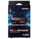 Samsung SSD|SAMSUNG|990 PRO with Heatsink|1TB|M.2|PCIE|NVMe|MLC|Write speed 6900 MBytes/sec|Read speed 7450 MBytes/sec|2.3mm|TBW 600 TB|MTBF 1500000 hours|MZ-V9P1T0GW