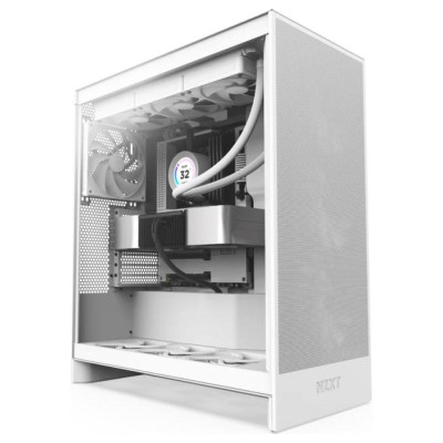 Nzxt Case|NZXT|H7 Flow|MidiTower|ATX|EATX|MicroATX|MiniITX|Colour White|CM-H72FW-01