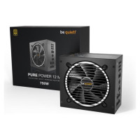 Be Quiet Power Supply|BE QUIET|750 Watts|Peak Power 820 Watts|Efficiency 80 PLUS GOLD|PFC Active|MTBF 100000 hours|BN343