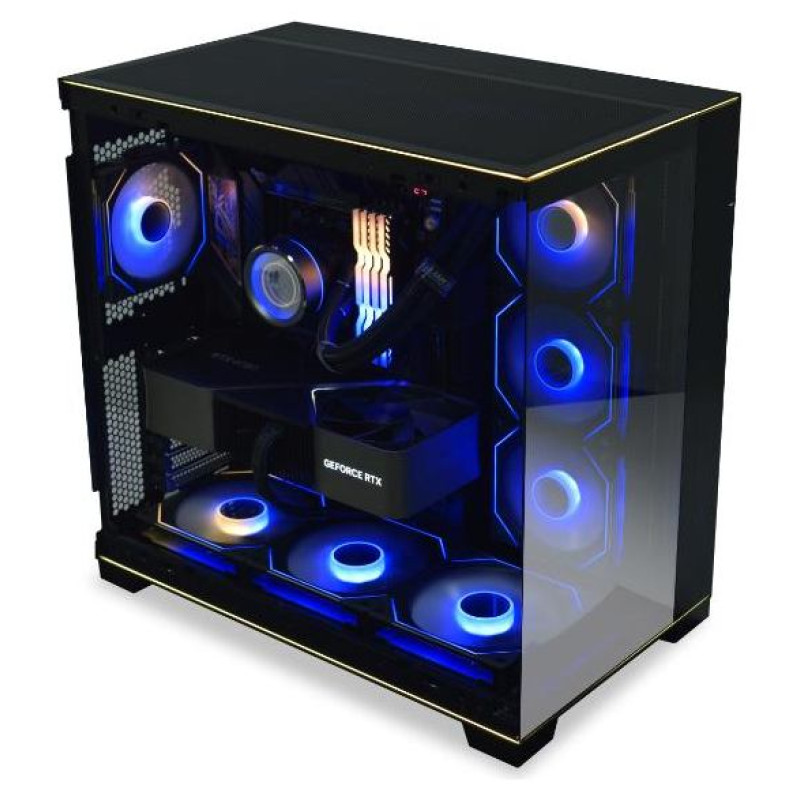 Lian Li Case|LIAN LI|O11 DYNAMIC EVO RGB|Tower|Case product features Transparent panel|ATX|EATX|MicroATX|MiniITX|Colour Black|G99.O11DERGBX.00