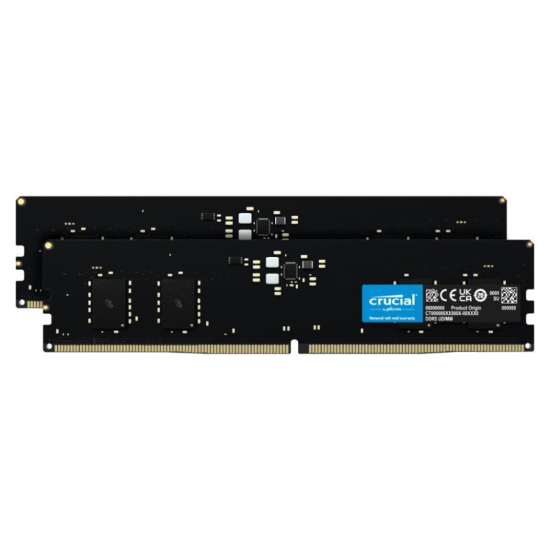 Crucial MEMORY DIMM 64GB DDR5-4800/KIT2 CT2K32G48C40U5 CRUCIAL
