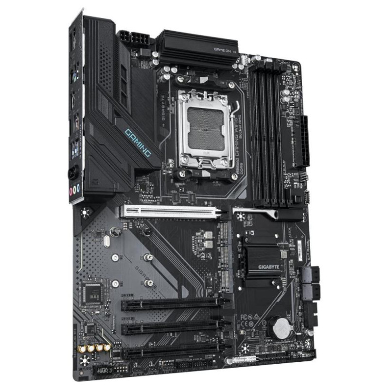 Gigabyte Mainboard|GIGABYTE|AMD B850|SAM5|ATX|Memory DDR5|Memory slots 4|4xPCI-Express 16x|3xM.2|1xHDMI|1xDisplayPort|1xAudio-In|1xAudio-Out|1xMicrophone|4xUSB 2.0|4xUSB 3.2|1xUSB-C|1xPS/2|1xRJ45|B850GAMINGWF6