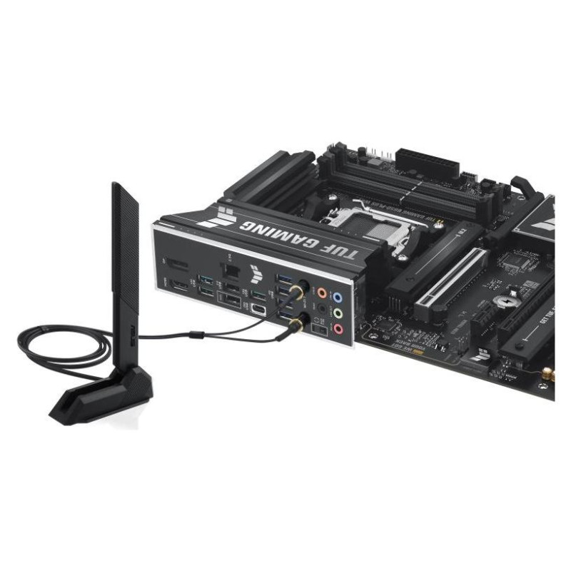 Asus Mainboard|ASUS|AMD B850|SAM5|ATX|Memory DDR5|Memory slots 4|2xPCI-Express 4.0 1x|1xPCI-Express 4.0 16x|1xPCI-Express 5.0 16x|3xM.2|1xHDMI|1xDisplayPort|2xUSB 2.0|4xUSB 3.1|3xUSB 3.2|1xUSB-C|1xRJ45|5xAudio port|TUFGAMINGB850-PLUSWIFI