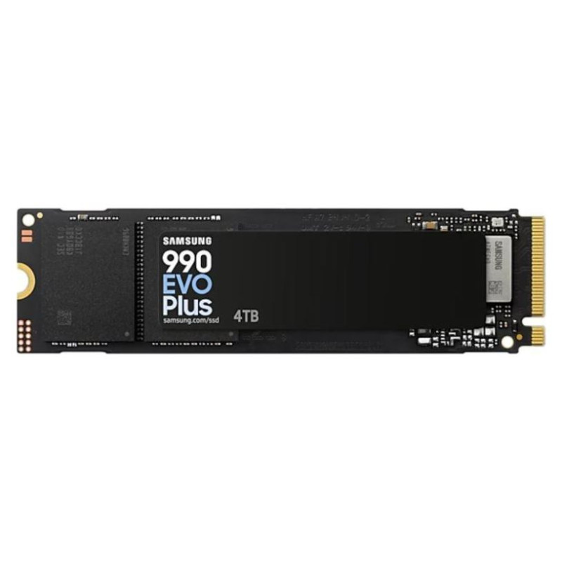Samsung SSD|SAMSUNG|990 EVO Plus|4TB|M.2|PCIe Gen5|NVMe|TLC|Write speed 6300 MBytes/sec|Read speed 7250 MBytes/sec|2.38mm|TBW 2400 TB|MZ-V9S4T0BW