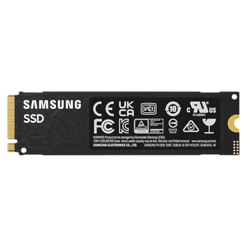 Samsung SSD|SAMSUNG|990 EVO Plus|4TB|M.2|PCIe Gen5|NVMe|TLC|Write speed 6300 MBytes/sec|Read speed 7250 MBytes/sec|2.38mm|TBW 2400 TB|MZ-V9S4T0BW