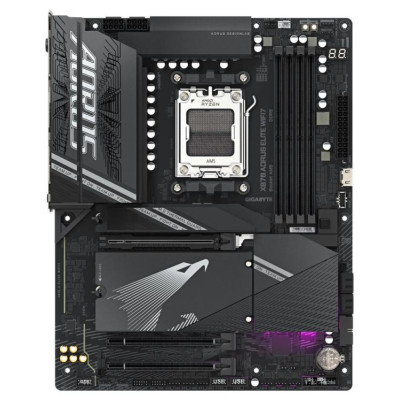 Gigabyte Mainboard|GIGABYTE|AMD X870|SAM5|ATX|Memory DDR5|Memory slots 4|1xPCI-Express 3.0 2x|1xPCI-Express 4.0 4x	|1xPCI-Express 5.0 16x|1xM.2|1xHDMI|4xUSB 2.0|6xUSB 3.2|1xOptical S/PDIF|1xRJ45|2xAudio port|X870AELITEWIFI71.1