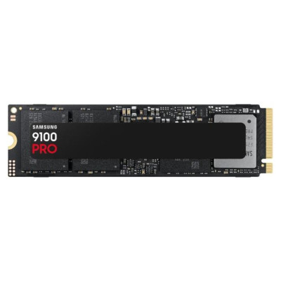 Samsung SSD|SAMSUNG|9100 PRO|4TB|M.2|PCIe Gen5|NVMe|TLC|Write speed 13400 MBytes/sec|Read speed 14800 MBytes/sec|2.38mm|TBW 2400 TB|MZ-VAP4T0BW
