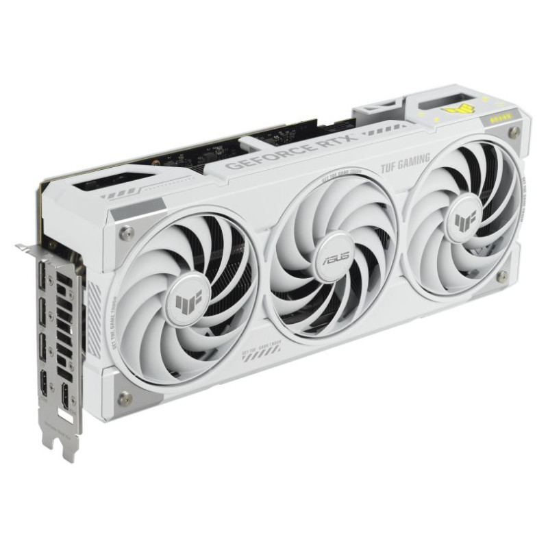 Asus Graphics Card|ASUS|NVIDIA GeForce RTX 5070 Ti|16 GB|GDDR7|PCIE 5.0 16x|Triple slot Fansink|RTX5070TI-O16G-WHITE-GAM