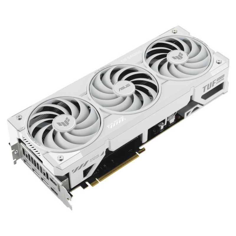 Asus Graphics Card|ASUS|NVIDIA GeForce RTX 5070 Ti|16 GB|GDDR7|PCIE 5.0 16x|Triple slot Fansink|RTX5070TI-O16G-WHITE-GAM