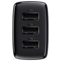 Baseus Lādētājs Baseus Compact Charger 3U Black 17W