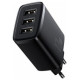 Baseus Lādētājs Baseus Compact Charger 3U Black 17W