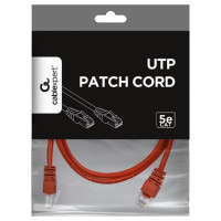 Gembird PATCH CABLE CAT5E UTP 2M/RED PP12-2M/R GEMBIRD