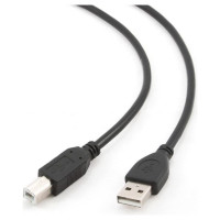 Gembird CABLE USB2 AM-BM 3M/BLACK CCP-USB2-AMBM-10 GEMBIRD