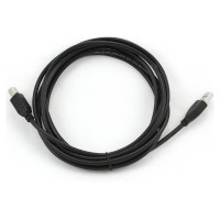 Gembird CABLE USB2 AM-BM 3M/BLACK CCP-USB2-AMBM-10 GEMBIRD