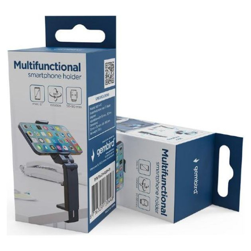 Gembird MOBILE HOLDER MULTIFUNCTIONAL/TA-CH-CLIP-01 GEMBIRD