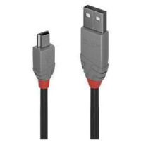 Lindy CABLE USB2 A TO MINI-B 1M/ANTHRA 36722 LINDY