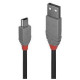 Lindy CABLE USB2 A TO MINI-B 1M/ANTHRA 36722 LINDY