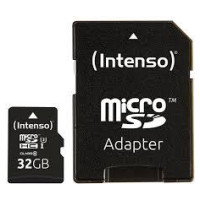 Intenso MEMORY MICRO SDHC 32GB C10/W/ADAPTER 3433480 INTENSO
