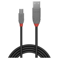 Lindy CABLE USB2 A TO MINI-B 5M/ANTHRA 36725 LINDY