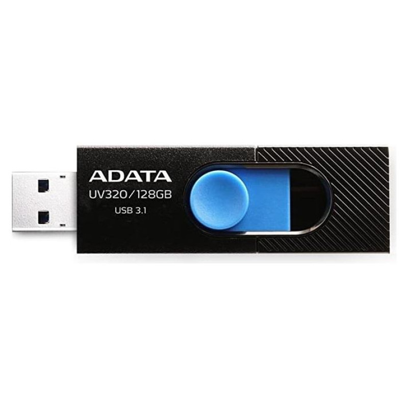 Adata MEMORY DRIVE FLASH USB3 128GB/BLACK AUV320-128G-RBKBL ADATA