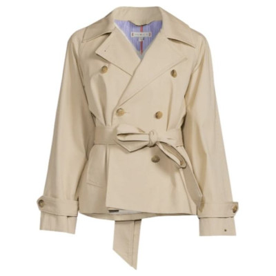 Tommy Hilfiger Cotton Trench Coat W WW0WW38430 (40)