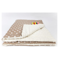 Ankras Sedziņa divpusēja MINKY Dots beige-ecri 75х100 cm