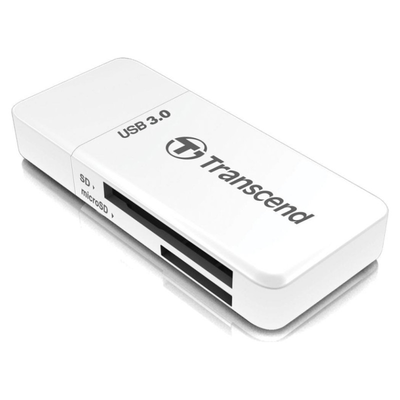 Transcend MEMORY READER FLASH USB3.1/WHITE TS-RDF5W TRANSCEND