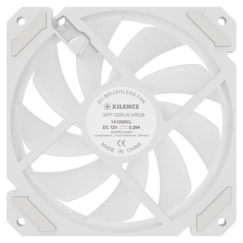Xilence CASE FAN 120MM PWM ARGB REVERS/4PIN WHITE XF066 XILENCE