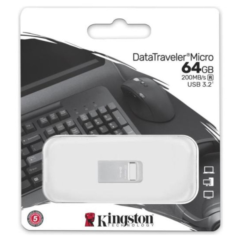 Kingston MEMORY DRIVE FLASH USB3.2 64GB/MICRO DTMC3G2/64GB KINGSTON