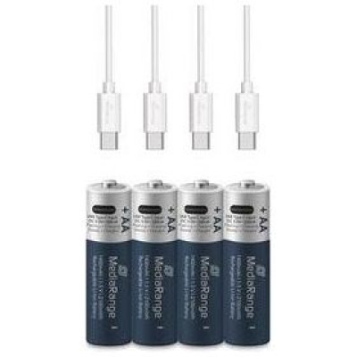 Mediarange BATTERY RECH. LI-ION AAA 1.5V/500MAH 4P MRBAT160 MEDIARANGE