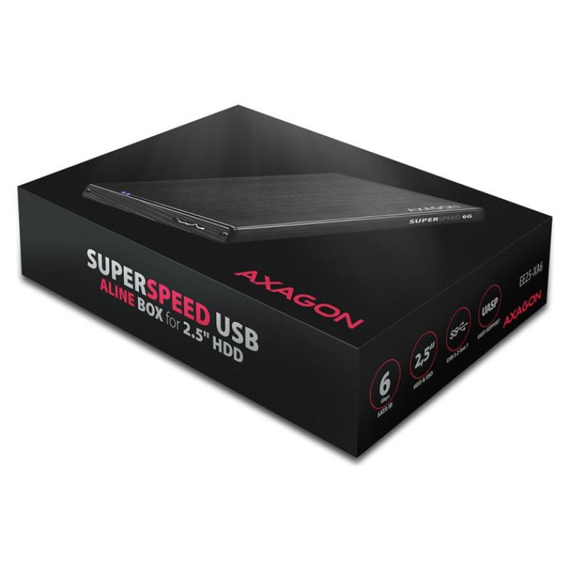 Axagon EE25-XA6 USB3.0 - SATA 6G 2.5" External ALINE Box