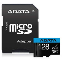 Adata MEMORY MICRO SDXC 128GB W/AD./AUSDX128GUICL10A1-RA1 ADATA