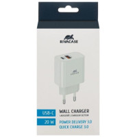 Rivacase MOBILE CHARGER WALL/WHITE PS4102 W00 RIVACASE