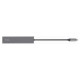 Trust Dokstacija Halyx Fast USB-C Hub & Card Reader Silver
