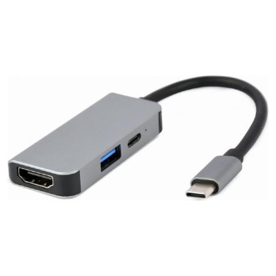 Gembird I/O ADAPTER USB-C TO HDMI/USB3/3IN1 A-CM-COMBO3-02 GEMBIRD