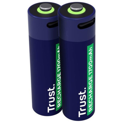 Trust BATTERY RECH. LI-ION AA 1.5V/1700MAH USB-C 2P 25584 TRUST