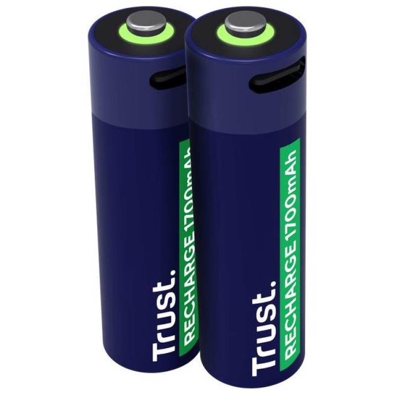 Trust BATTERY RECH. LI-ION AA 1.5V/1700MAH USB-C 2P 25584 TRUST