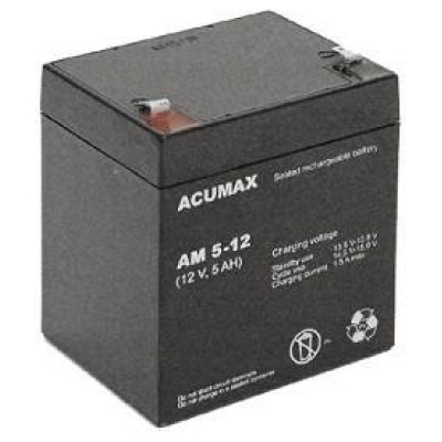 EMU BATTERY 12V 5AH VRLA/AM5-12T2 ACUMAX EMU