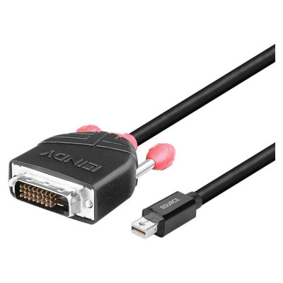Lindy CABLE MINI DP TO DVI 3M/BLACK 41953 LINDY